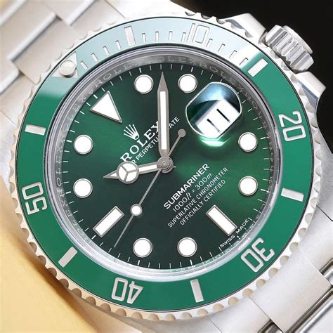 rolex hulk watches for sale|Rolex submariner Hulk 40 green.